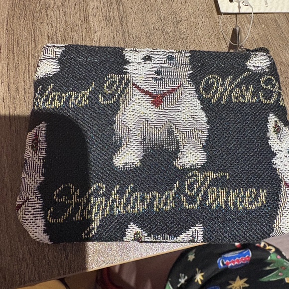 BNWT westie dog terrier cute coin purse great goft Christmas - Picture 1 of 3